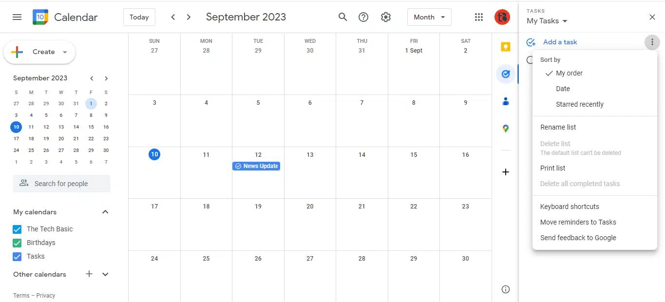 Google Calendar