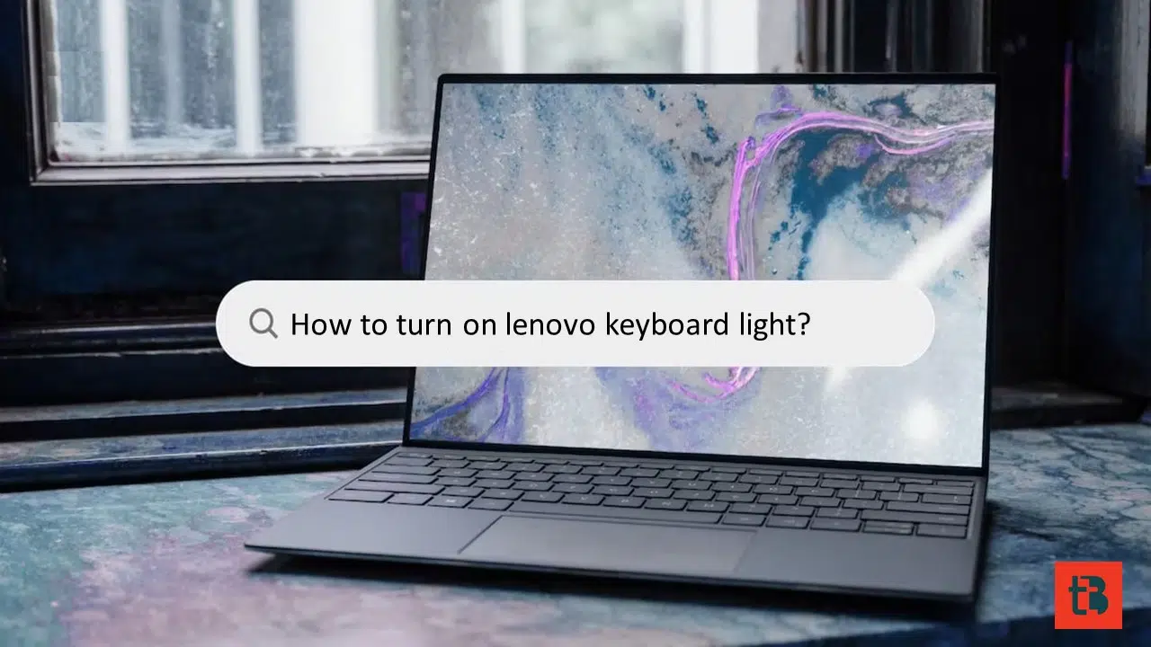 How to turn on lenovo keyboard light