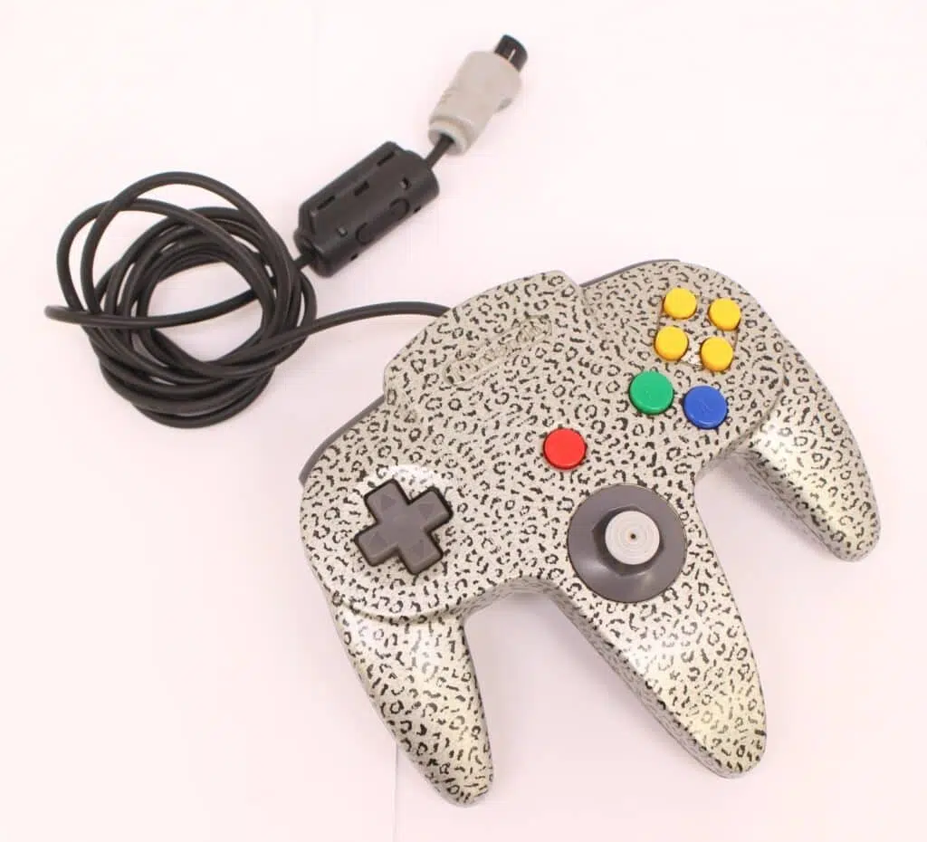 Chrome Leopard Nintendo 64 Controller