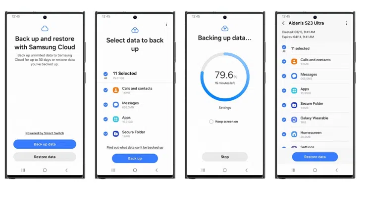 Samsung Cloud BackUp