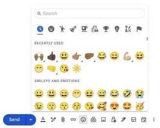 Gmail Emojis