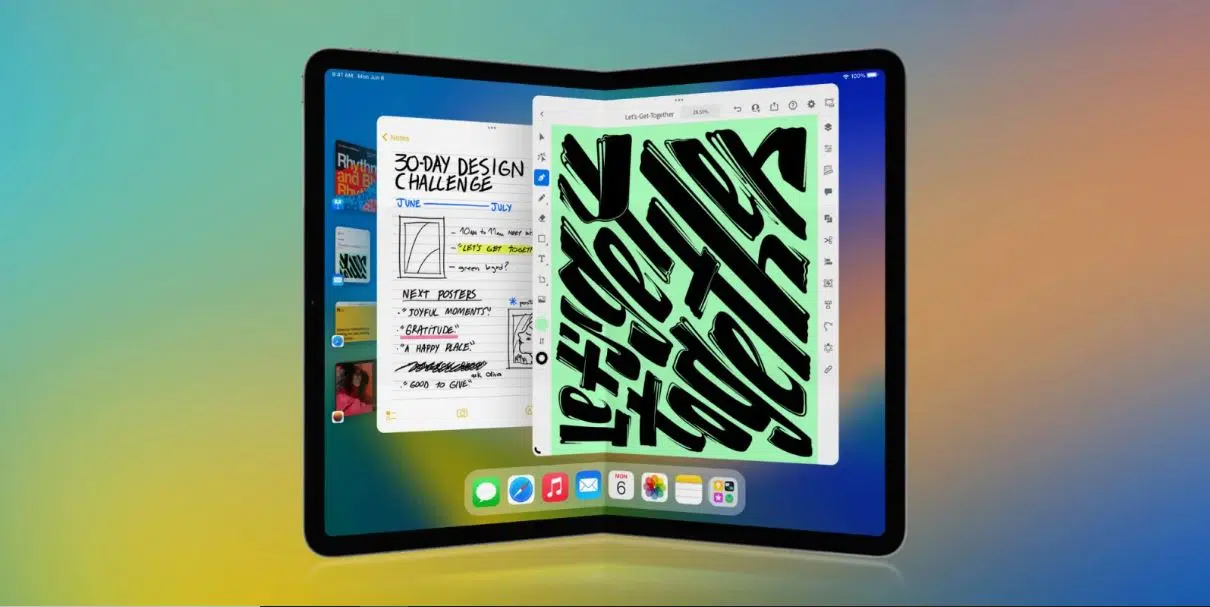 Apple iPad with foldable OLED Screen in 2024