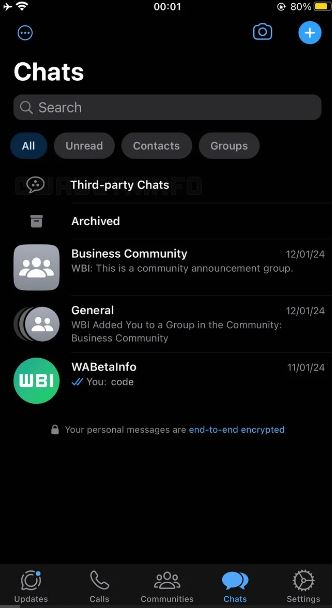 WhatsApp Is Preparing To Receive Messages From Other Apps (1) WhatsApp Is Preparing To Receive Messages From Other Apps (1)