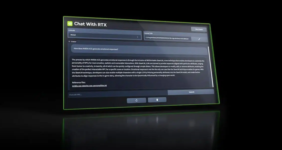 NVIDIA RTX New Tool Allows Creating Your Own ChatGPT