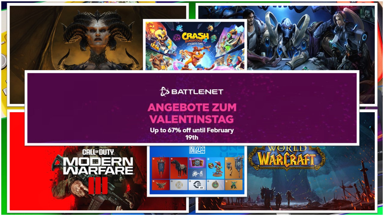 Valentine's Discounts WoW, Diablo & More Up to 67% Off