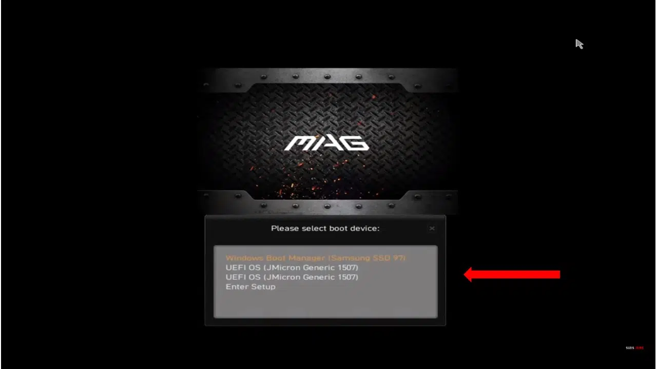 How to Access MSI Boot Menu (11)