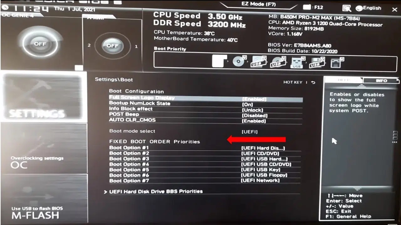 How to Access MSI Boot Menu (3)