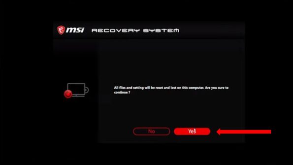 How To Factory Reset MSI Laptop & Desktop Computer