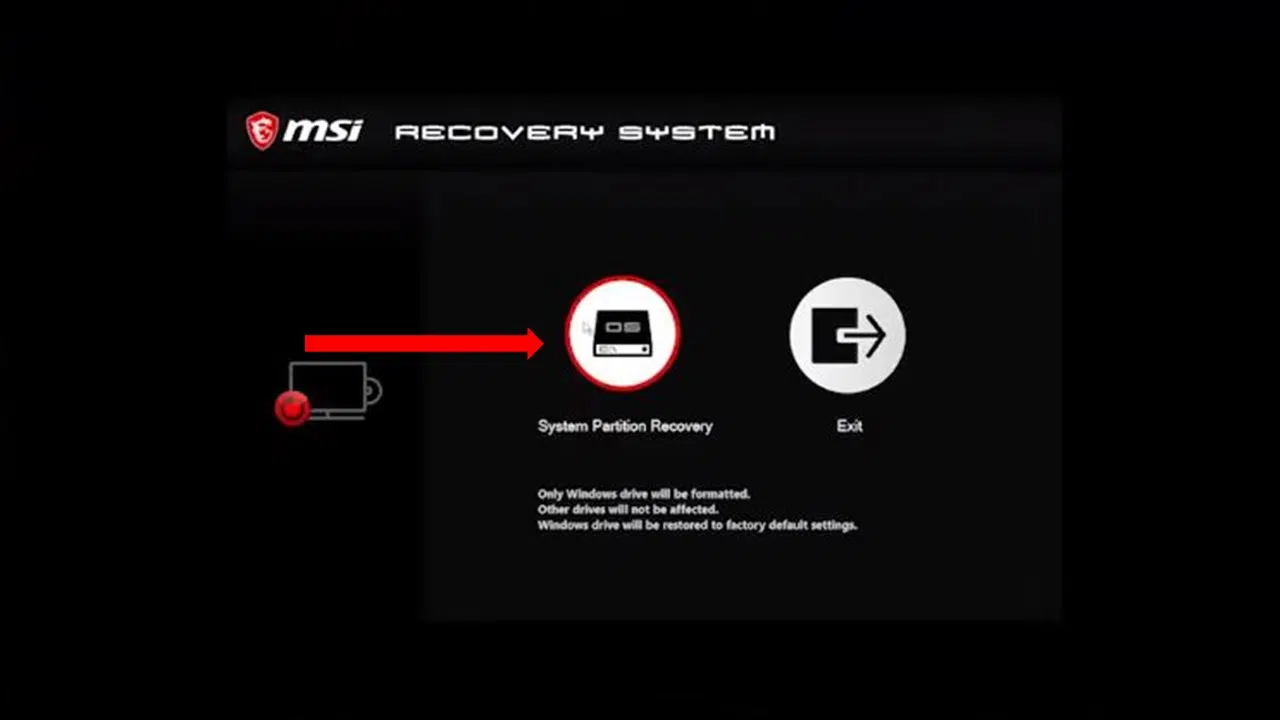 How to Factory Reset MSI Laptop (9)