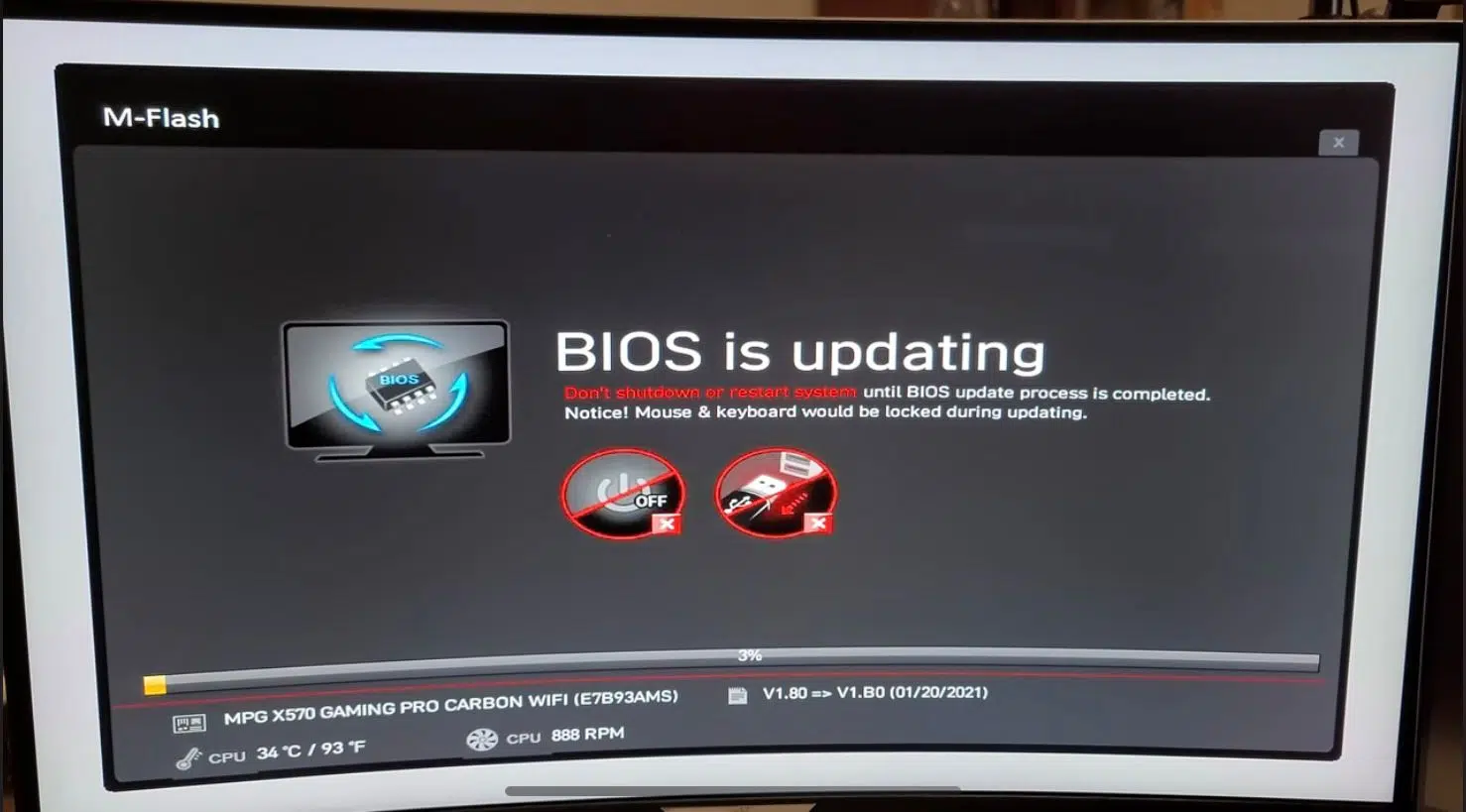 How to Update MSI BIOS M Flash Method (10)