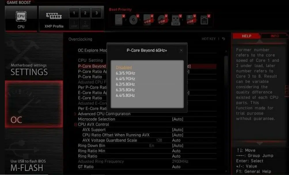 one click 6.4 GHz overclock for the Core i9 14900KS