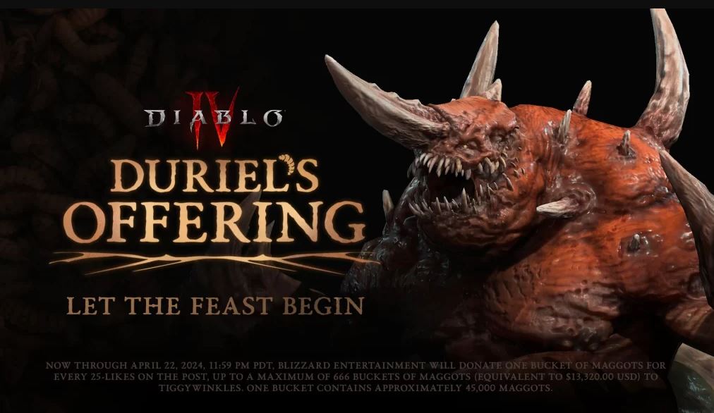 Diablo 4 Launches Duriel’s Offering