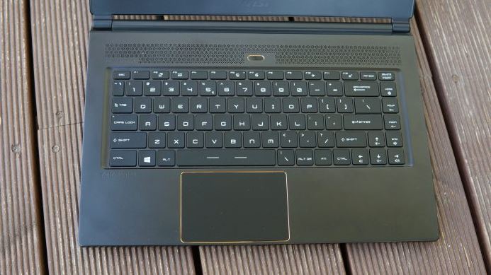 MSIGS65 Stealth Review Touchpad and Keyboard (1)