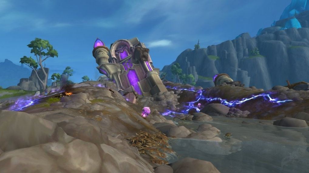 On the island of Dorn we still see the remains of Dalaran in the alpha of WoW The War Within