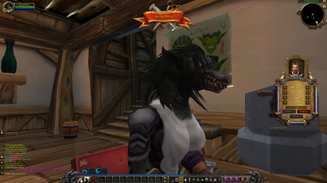 Barber Shop Temporarily Closed for Worgen