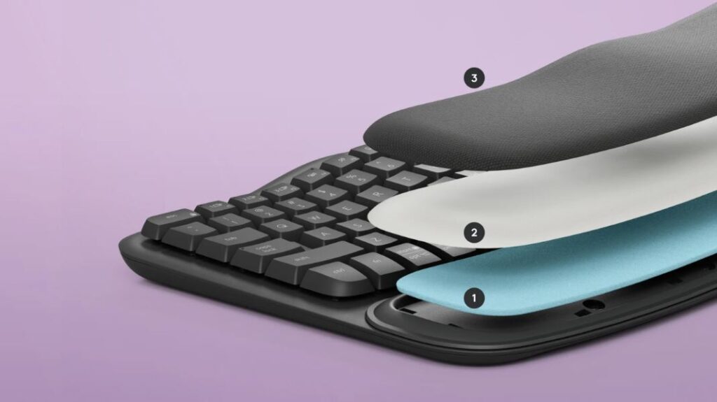 Review of Logitech Wave Keys for Business Ergonomic Keyboard (6)