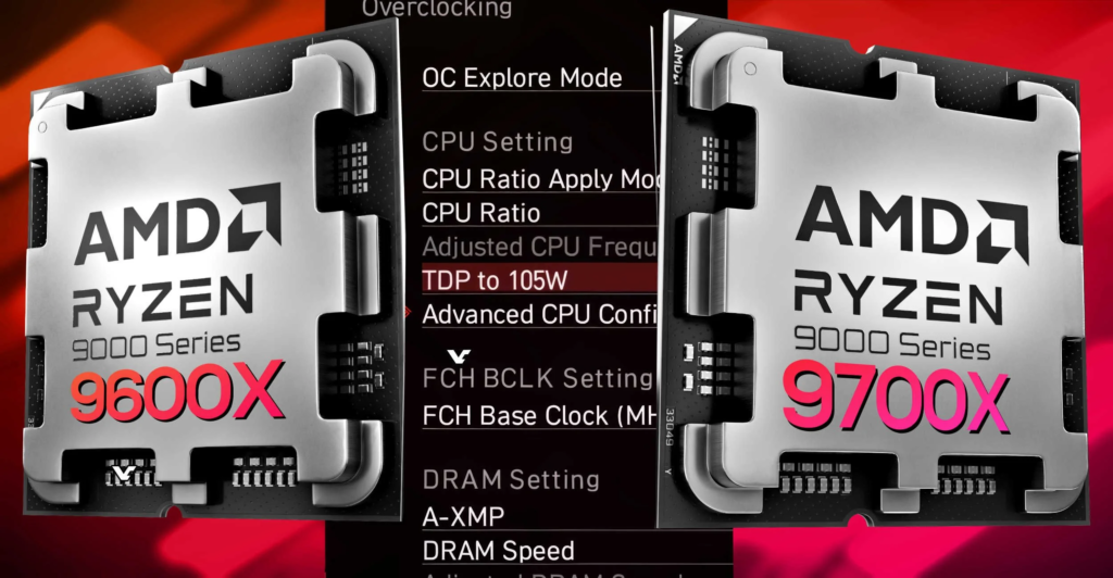 MSI Introduces 105W Mode in Latest BIOS Update for Ryzen 7 9700X