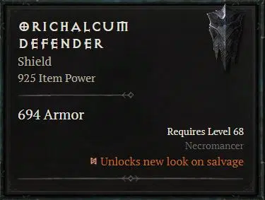 Orichalcum Defender