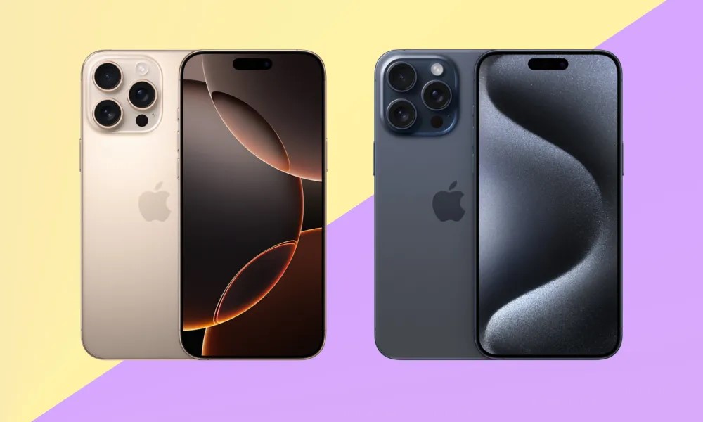 iPhone 15 Pro and iPhone 16 Pro
