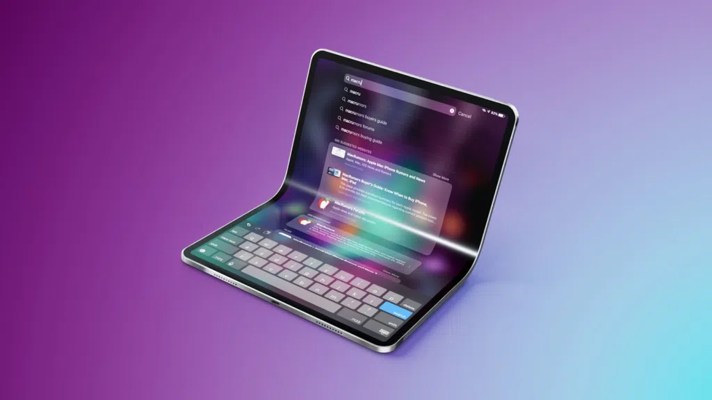 Foldable iPhone and iPad