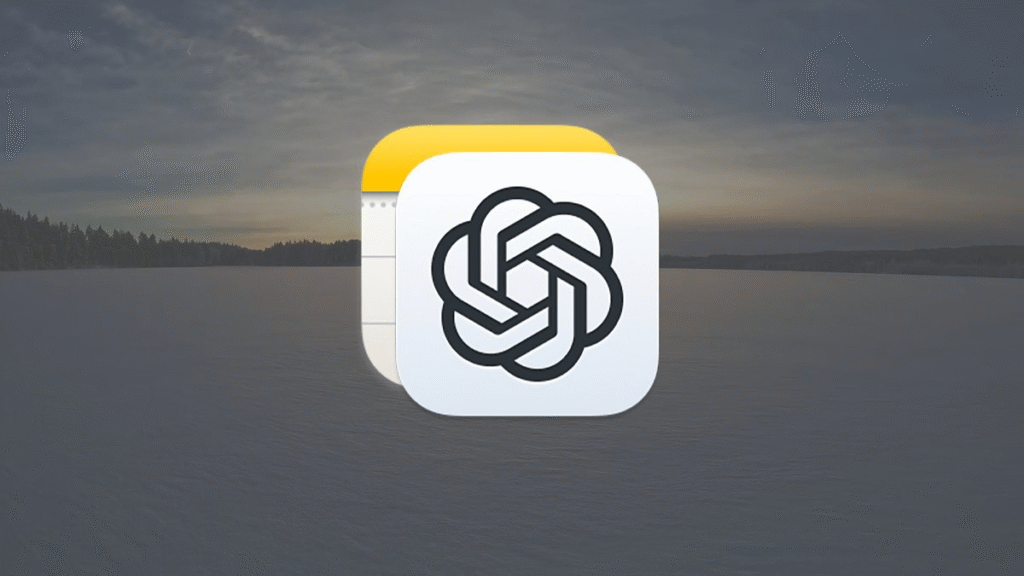 ChatGPT in Apple Notes