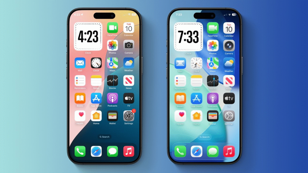 iOS 26 vs iOS 18