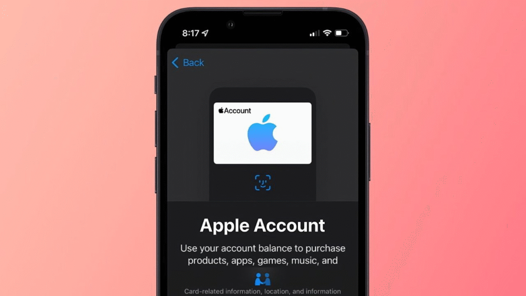 Apple Account Card