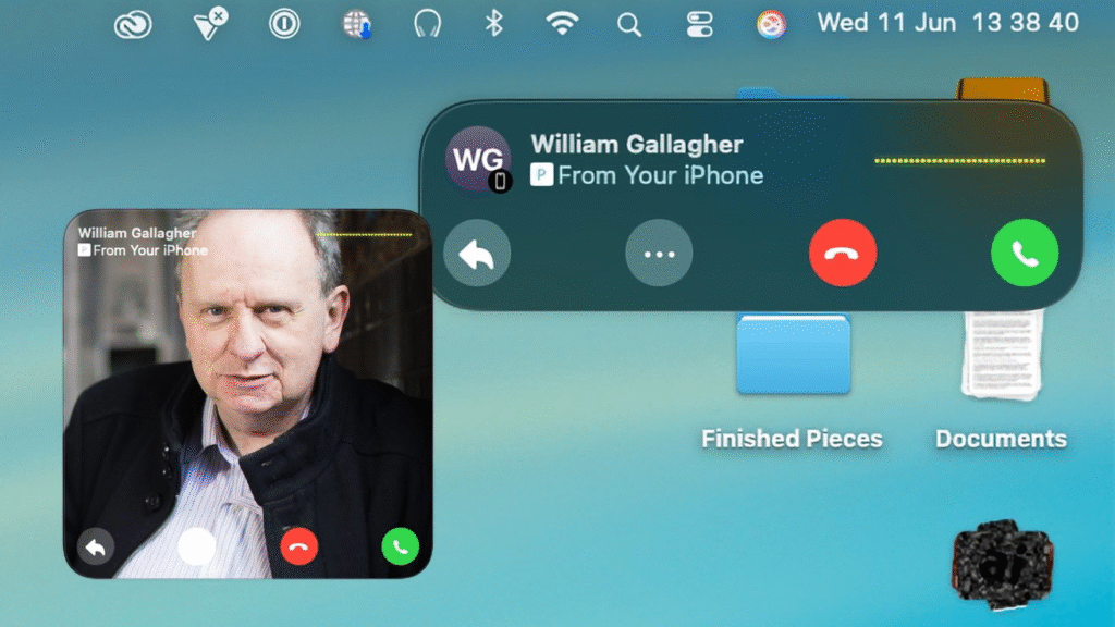 macOS 26 Phone App