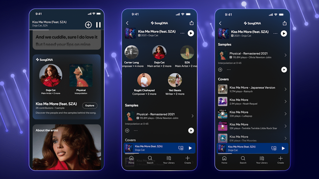 Spotify Adds SongDNA