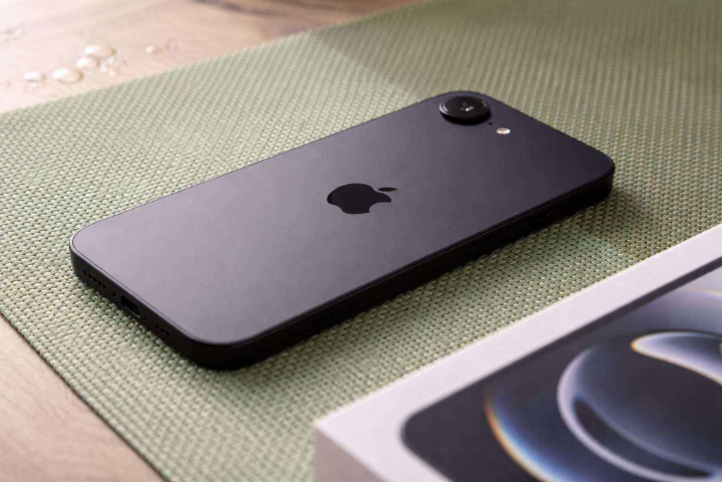 MacBook and iPhone 17e