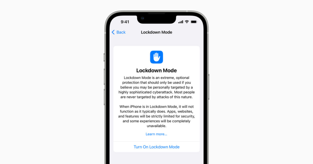 Apple Lockdown Mode